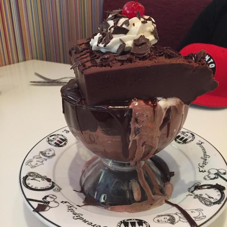 Hot Chocolate with Ice Cream