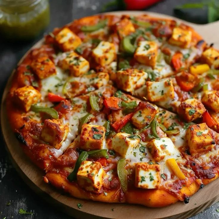 Paneer Tandoori Cheese Pizza